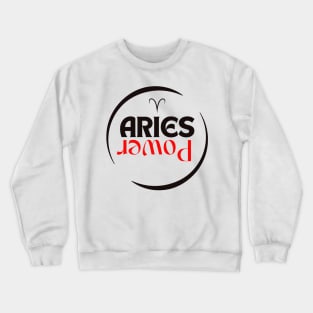 aries power Crewneck Sweatshirt